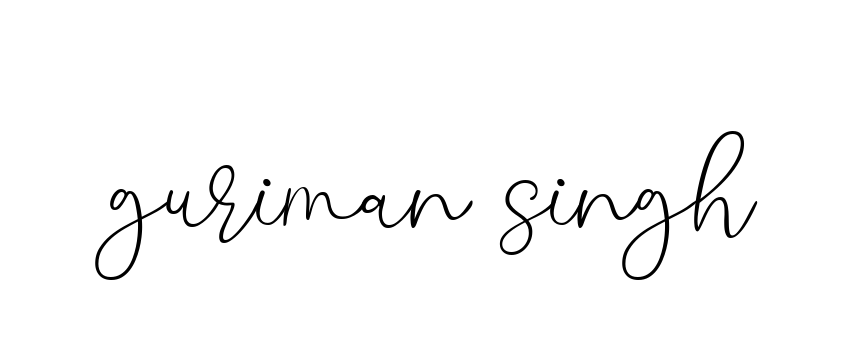 Guriman-singh signature
