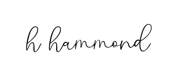 H-hammond signature