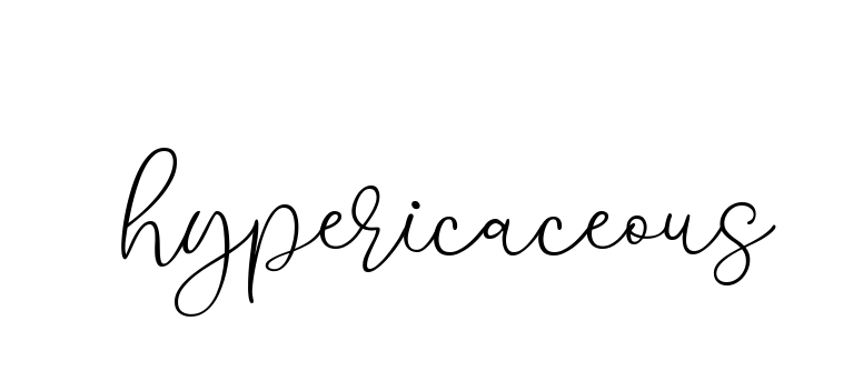 Hypericaceous signature