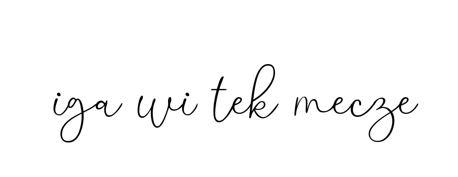 Iga-wi-tek-mecze signature