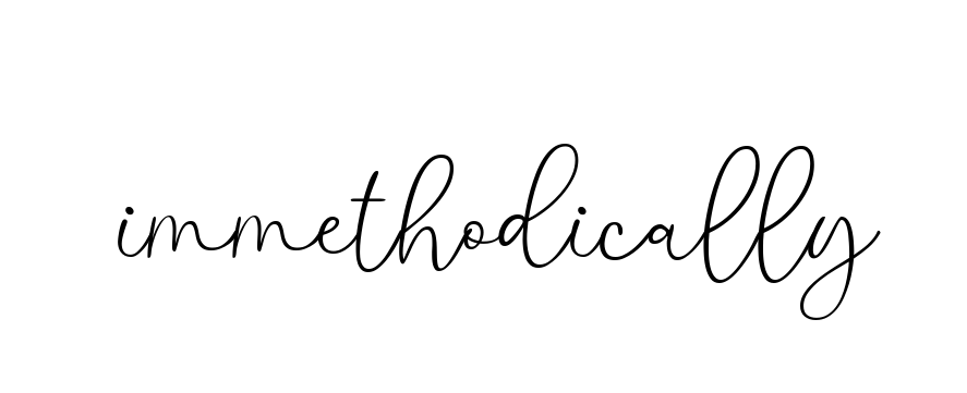 Immethodically signature