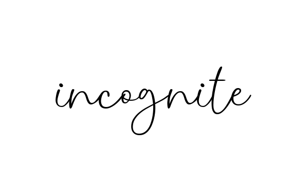 Incognite signature