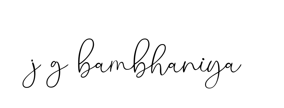 J-g-bambhaniya- signature