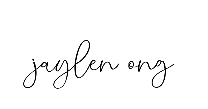 Jaylen-ong signature