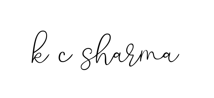 K-c-sharma- signature