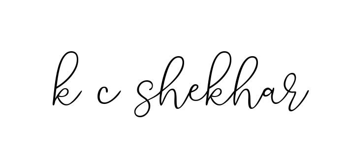 K-c-shekhar signature
