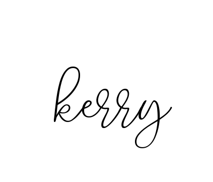 Kerry signature