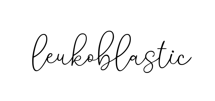 Leukoblastic signature