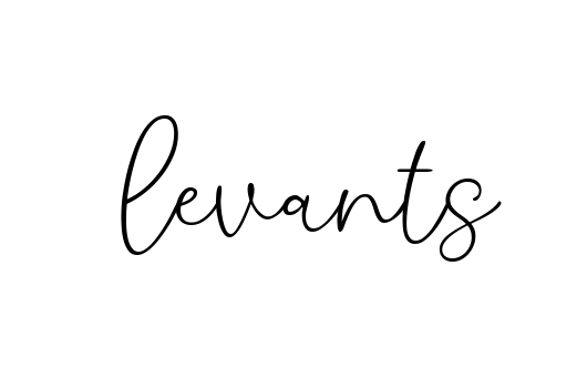 Levants signature