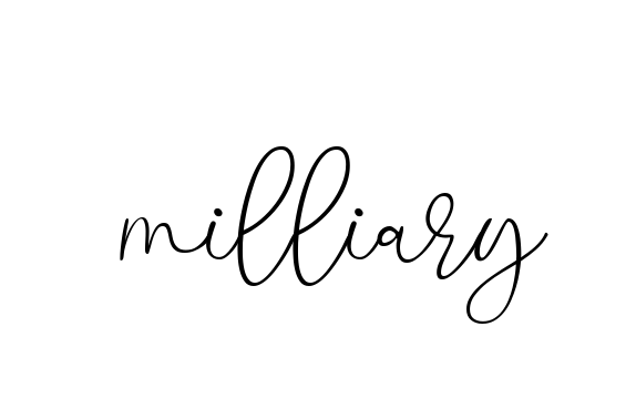 Milliary signature