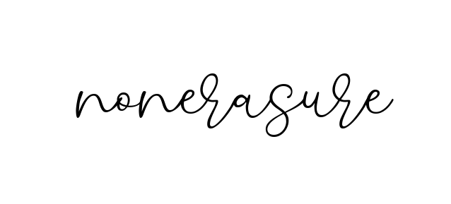 Nonerasure signature