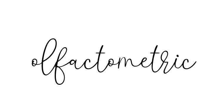 Olfactometric signature