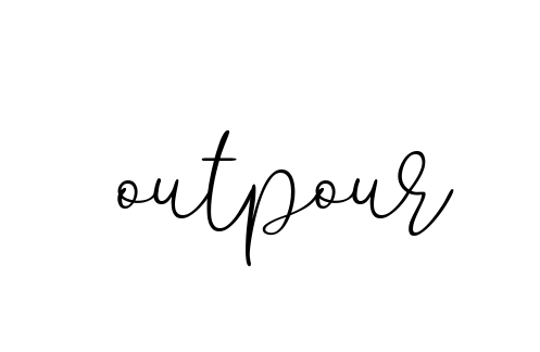 Outpour signature
