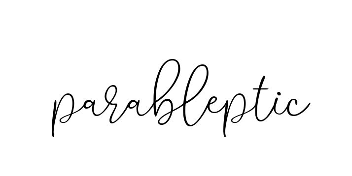 Parableptic signature
