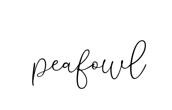 Peafowl signature