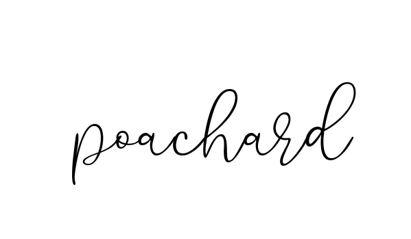 Poachard signature