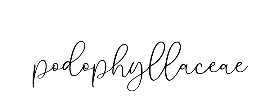 Podophyllaceae signature