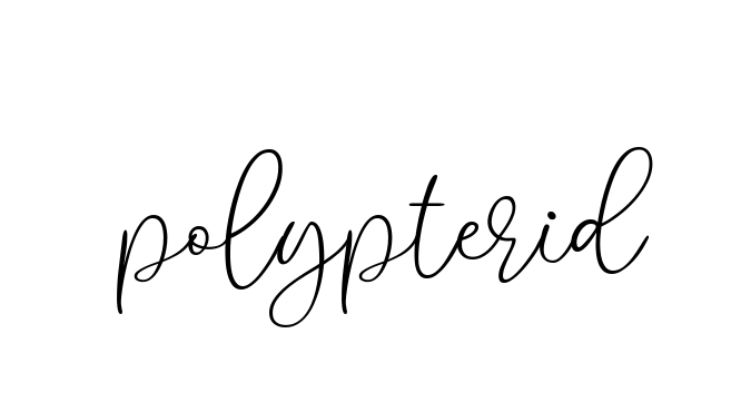 Polypterid signature