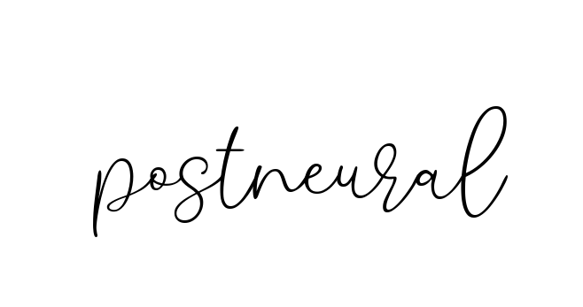 Postneural signature