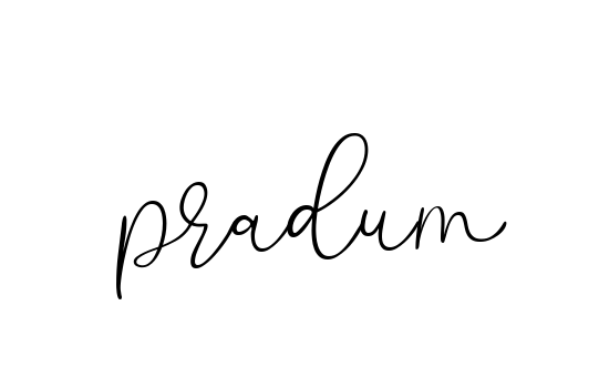 Pradum signature
