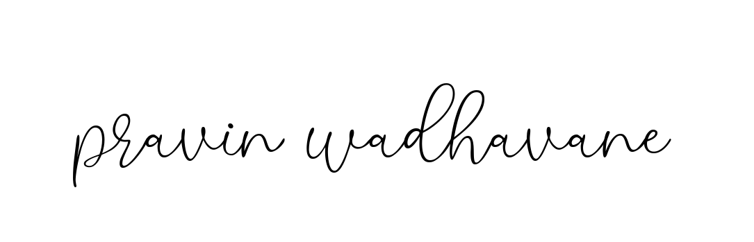 Pravin-wadhavane- signature
