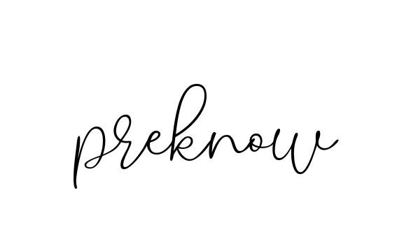 Preknow signature