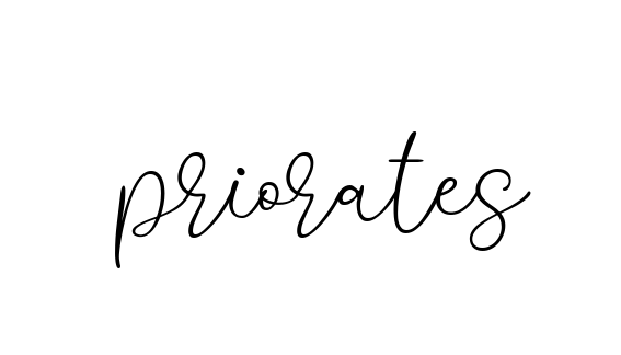 Priorates signature