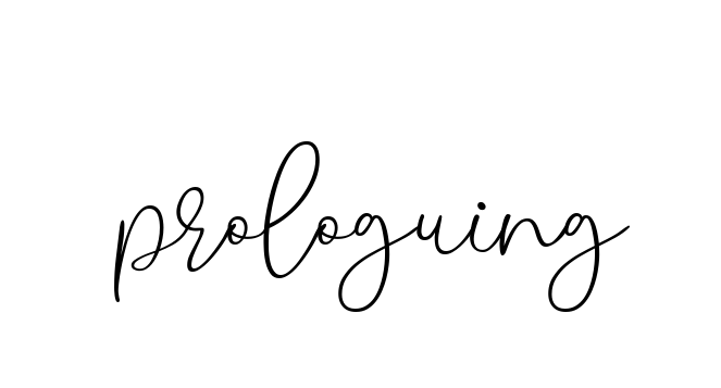 Prologuing signature
