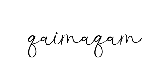 Qaimaqam signature
