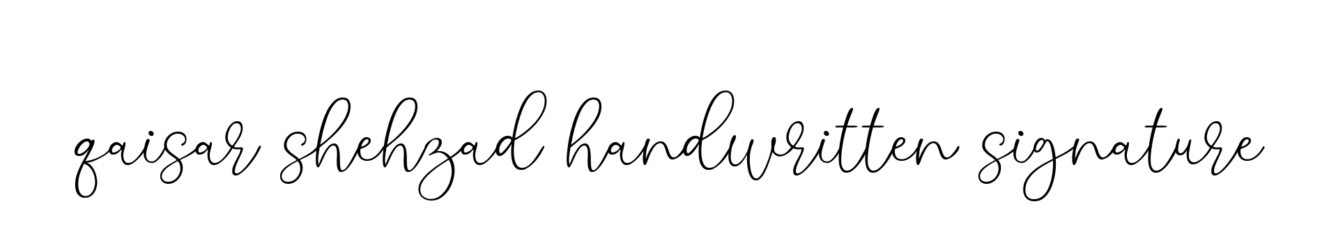 Qaisar-shehzad-handwritten-signature signature