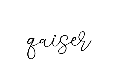 Qaiser- signature