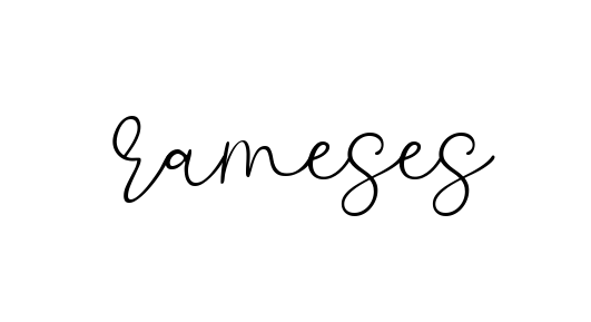 Rameses signature