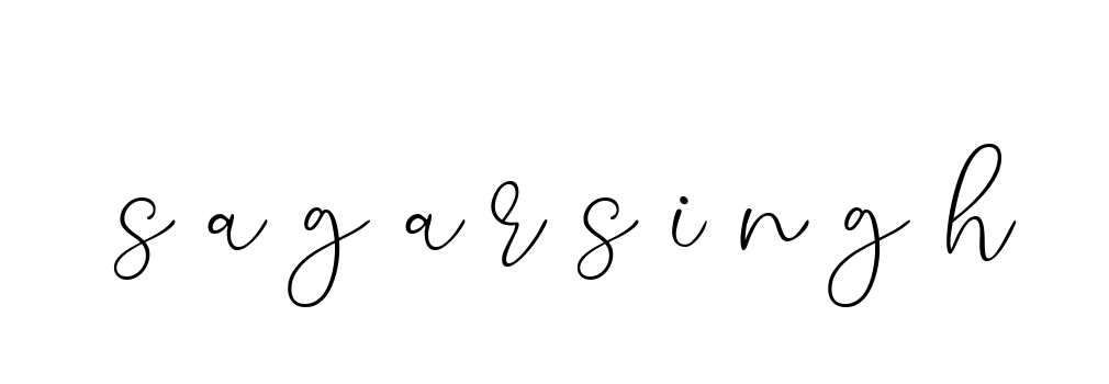 S-a-g-a-r-s-i-n-g-h signature