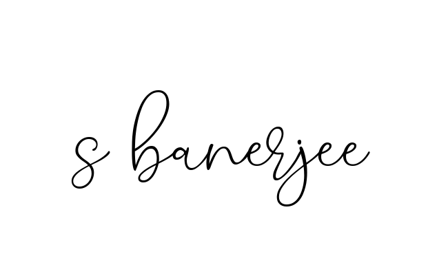 S-banerjee signature