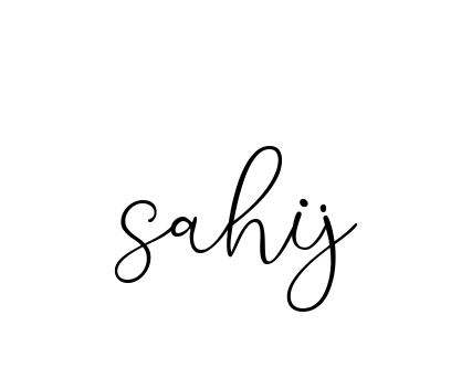 Sahij signature