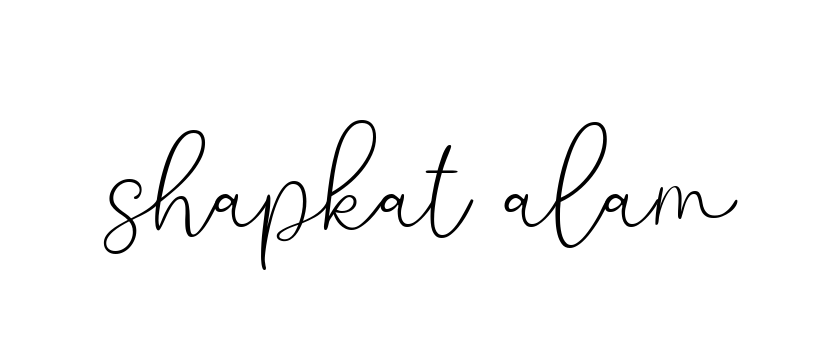 Shapkat-alam signature