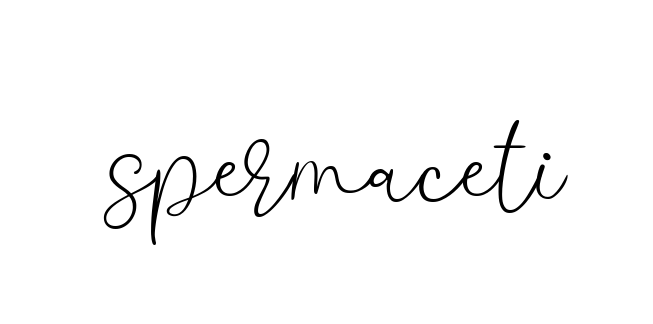 Spermaceti signature
