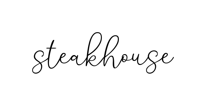Steakhouse signature