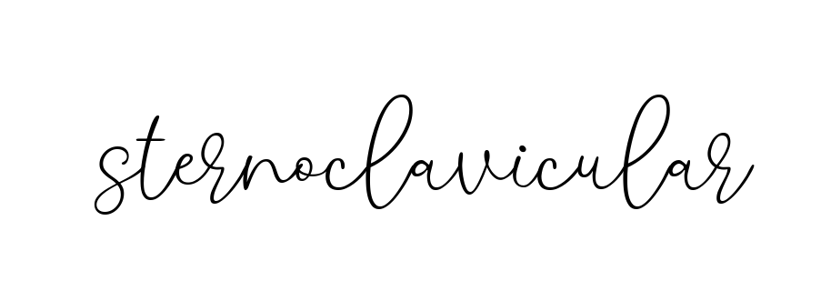 Sternoclavicular signature