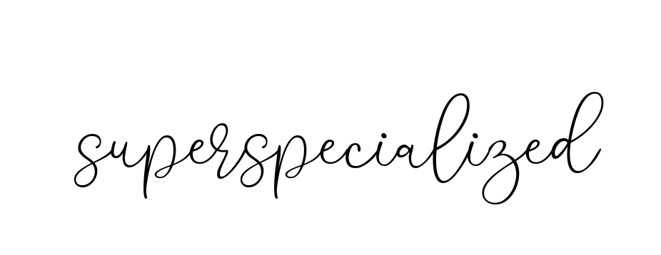 Superspecialized signature