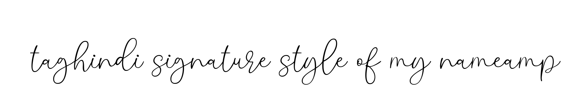 Taghindi-signature-style-of-my-nameamp signature