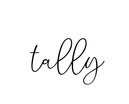 Tally signature