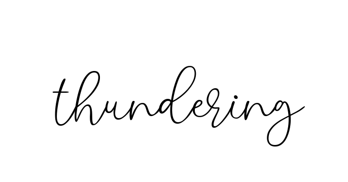Thundering signature