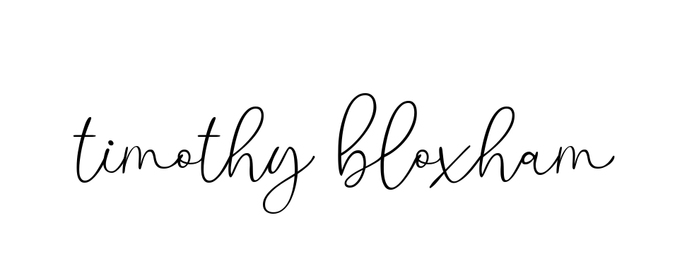 Timothy-bloxham- signature