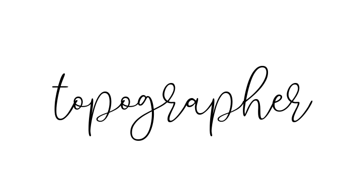 Topographer signature