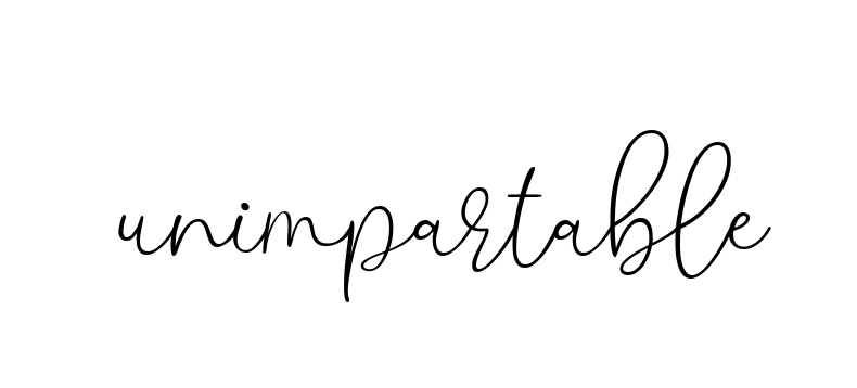 Unimpartable signature