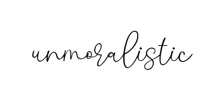 Unmoralistic signature