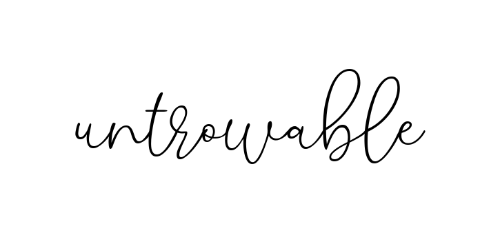 Untrowable signature