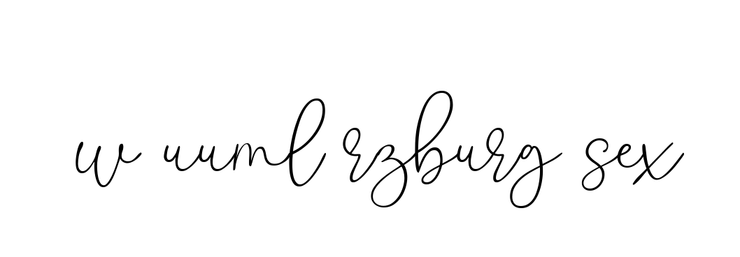 W-uuml-rzburg-sex signature