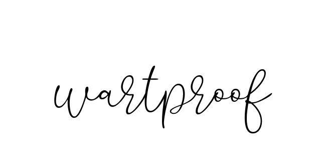 Wartproof signature